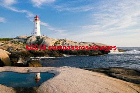 Lighthouse - Peggy’s Cove 5 Greeting Card 8X10 Matted Print (5X7 Photo) 11X14 (8X10