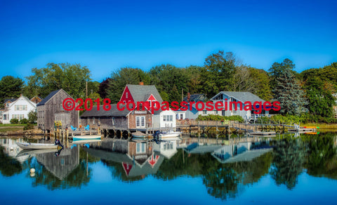 Kennebunkport Greeting Card 8X10 Matted Print (5X7 Photo) 11X14 (8X10